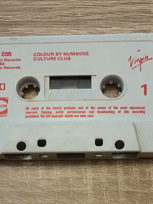 Κασέτα Culture Club Colour by Numbers, Virgin Records, 1983