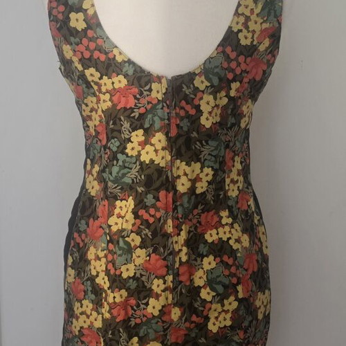Floral dress vintage 1990s medium size, used
