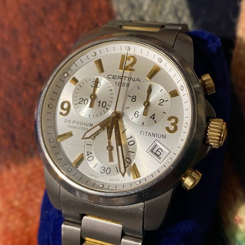 Certina DS Podium Chronograph Titanium watch