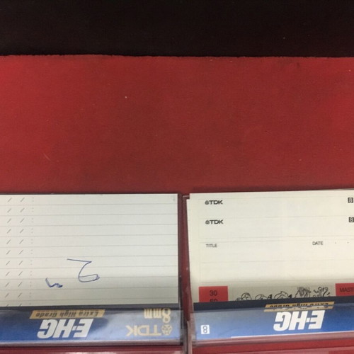 TDK 8mm E-HG 60 pack used