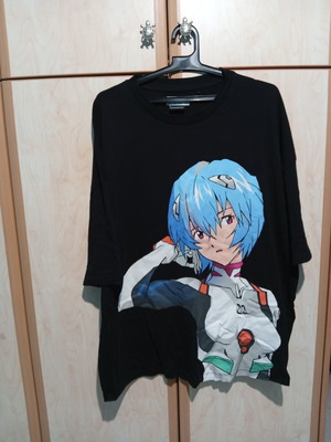 Black blouse used with anime print