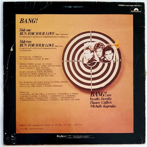 Bang Run For Your Love maxi single like new
