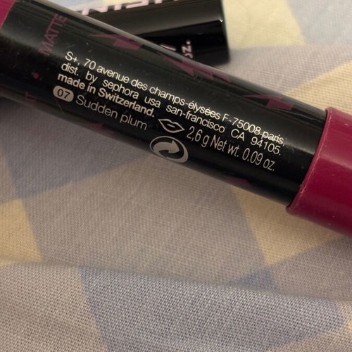 Sephora Flash Jumbo Lip Pencil matte deep burgundy like new