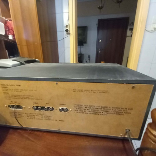 Opal radio cassette player with speakers from the 80s like new