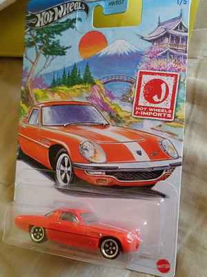 Hotwheels 1968 Mazda Cosmo Sport diecast car new