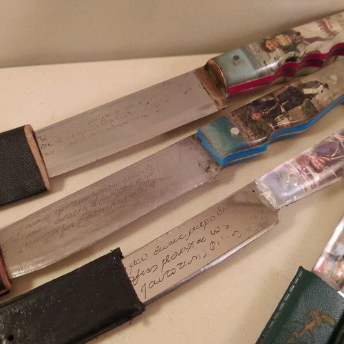 Decorative knives of Crete like new, lot of 5