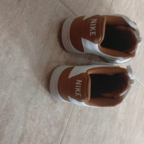 Nike Court Vision Low sneakers used, size 40, grey and brown