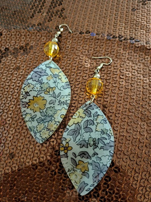 Handmade earrings, 4 pairs, new