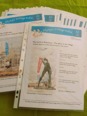 Olympic Pulse Athens 2004 Series 28 Issues Like New