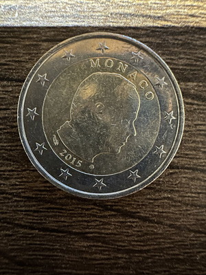Monaco 2 Euro Coin new, ultra rare
