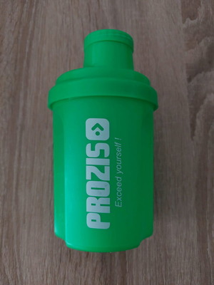 Prozis protein shaker like new, 400ml green with measuring cap