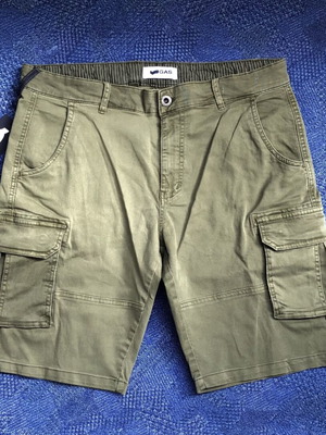 Gas Bob Gym Short new men's cargo shorts green size M