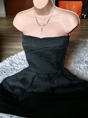 Sexychic strapless short dress like new, black, size S