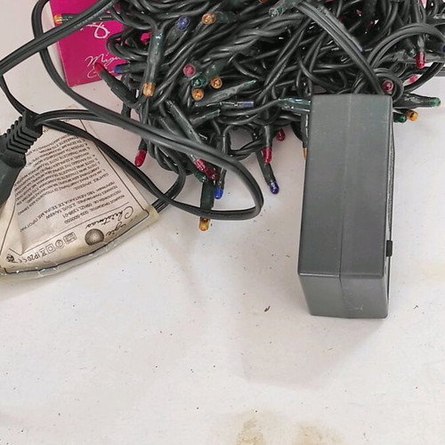 Colored string lights green cable 180 pieces new