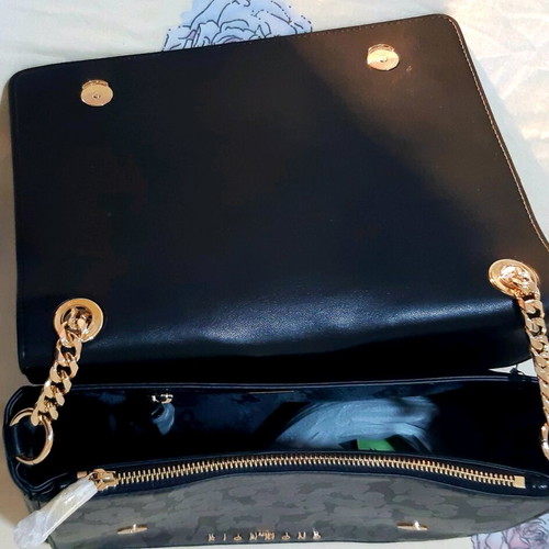 John Richmond crossbody bag new, black and gold