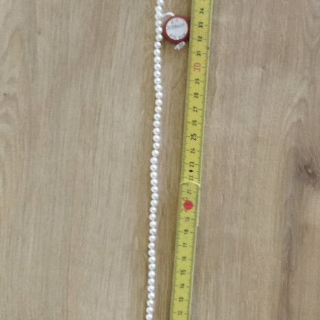 Sendai Biwa pearl necklace 585 gold new, length 46 cm