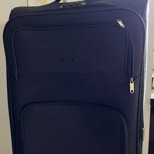 Suitcases used, pack of 9, black and blue