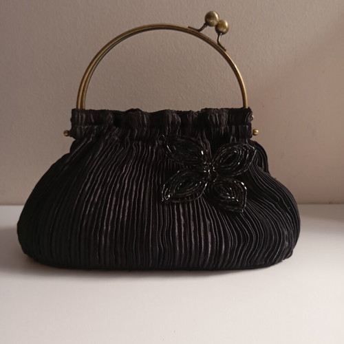 Mick Gwen evening handbag used, black