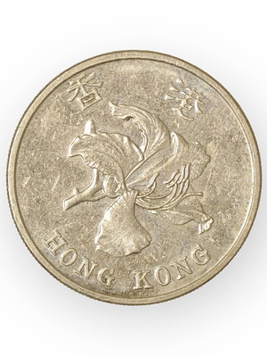 Hong Kong 1 Dollar 2017 coin used