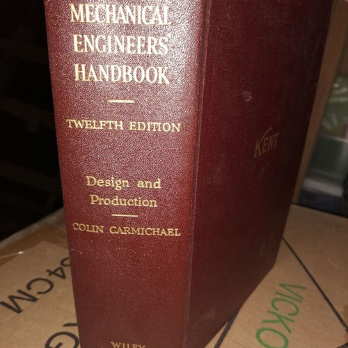 Kent's Mechanical Engineers Handbook used, Greek language
