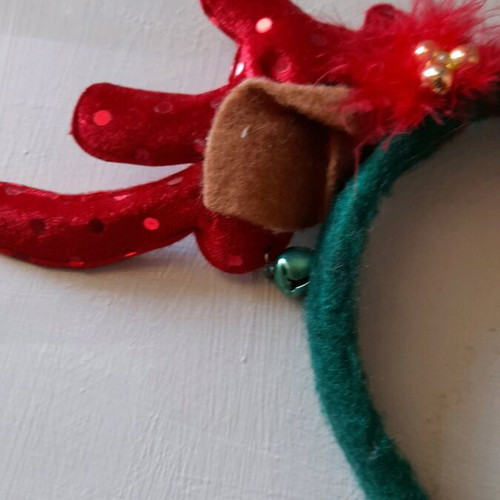 Reindeer headband for pet like new