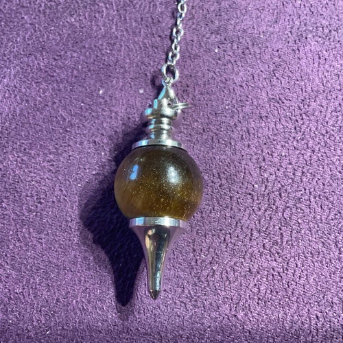 Tiger's Eye Authentic Stone Pendulum