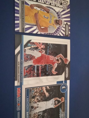 3 Panini Anthony Davis cards new