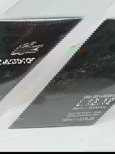 Lacoste L.12.12 Noir Intense 100ml EDT – Σφραγισμένο, Καινούργιο