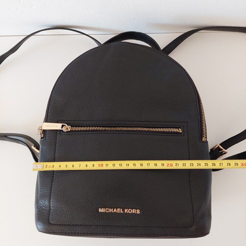 Michael Kors leather backpack used, medium size, black