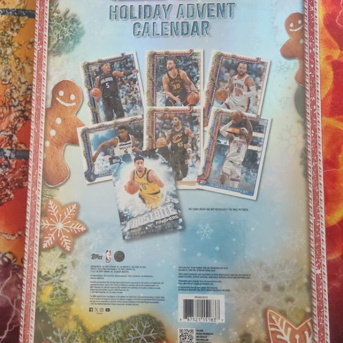 Topps 2025/26 Holiday Advent Calendar sealed box