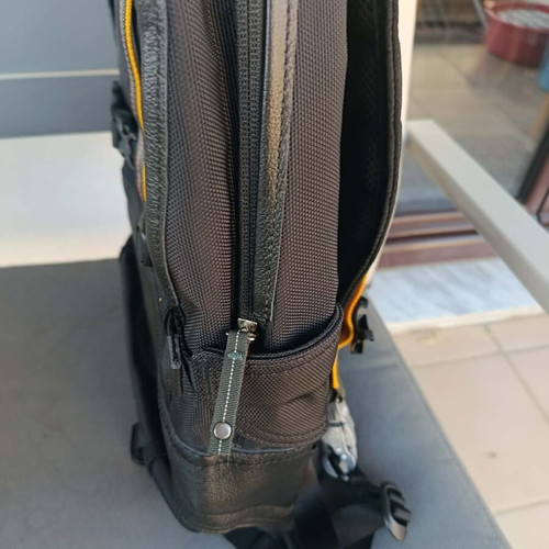 Parajumpers Hubbard backpack like new, black and orange