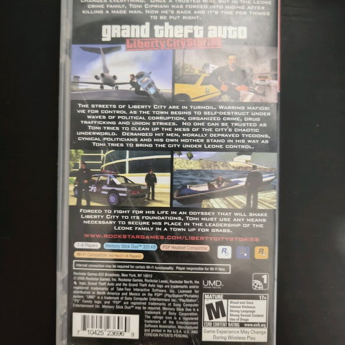 Gta Liberty City Stories case like new without game