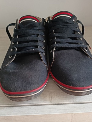 Παπούτσια Fred Perry casual μέγεθος 47 σαν καινούργια, μπλε και κόκκινα