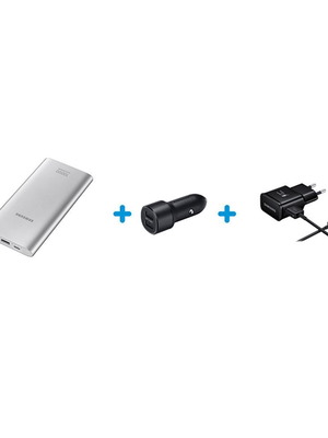 Samsung Σετ Powerbank, Travel Charge και Car Charge Micro USB καινούργιο