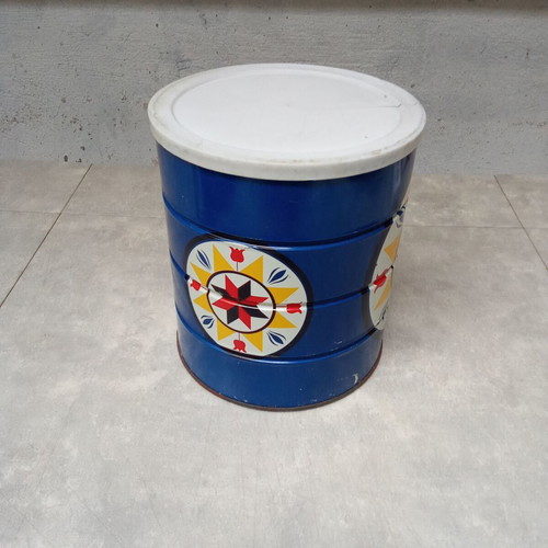 Maxwell House large coffee canister used collectible from 1980s