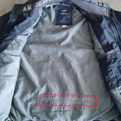 Aeronautica Militare bomber jacket blue size M like new