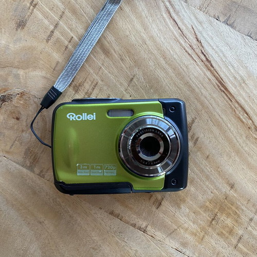 Rollei Sportsline waterproof compact camera used, ideal for extreme sports