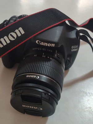 Canon EOS 1200D Kit DSLR Camera with EF-S 18-55mm Lens, 64GB Card, Bag