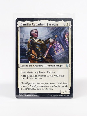 Magic The Gathering Danitha Capashen Paragon card near mint