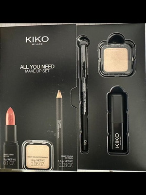 Σετ Kiko καινούργιο με μολύβι ματιών, σκιά και κραγιόν