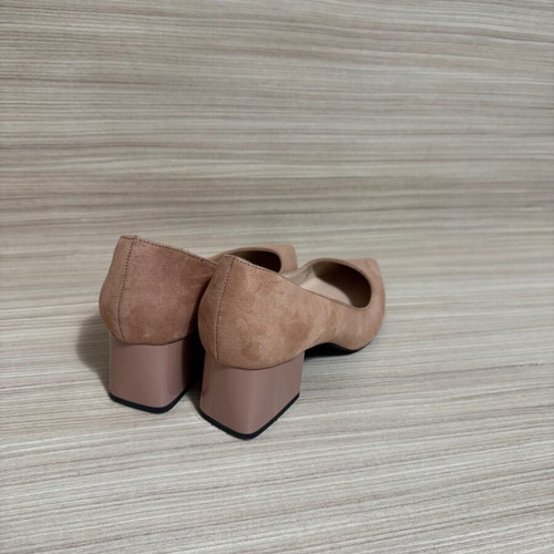 Zara suede pumps new, size 37, beige pink