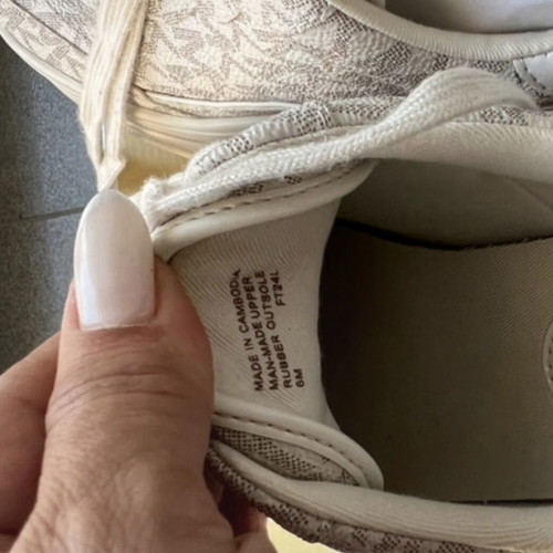 Michael Kors Hayes sneakers like new, size 36, beige, organic leather