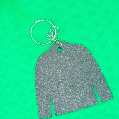 Firefighter volunteer jacket keychain like new