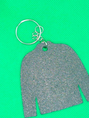 Firefighter volunteer jacket keychain like new
