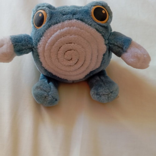 Pokémon Polywhirl plush toy, like new, 15cm