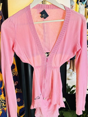 Just Cavalli pink cardigan top by Roberto Cavalli, vintage