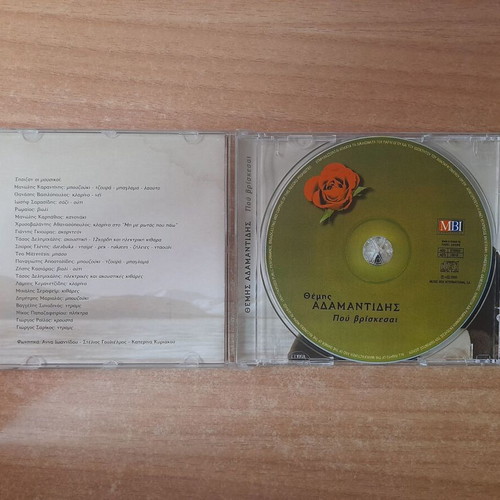 Themis Adamantidis Pou Vriskesai CD, laiko