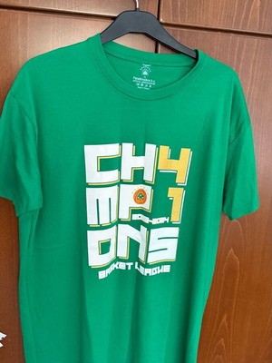 Panathinaikos B.C Official Merchandise T-Shirt XL Like New 2023-24