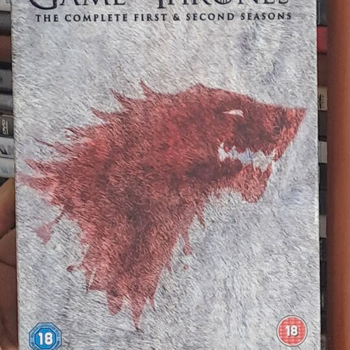 Game of Thrones DVD σεζόν 1 και 2 σαν καινούργιο με αγγλικούς υπότιτλους