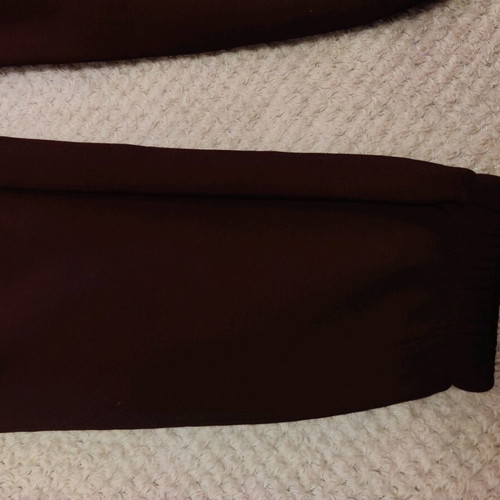 Women's burgundy tracksuit 2XL with lining and elastic waist